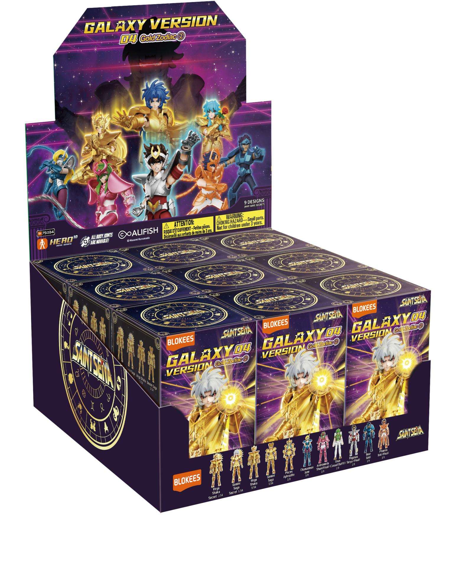 SAINT SEIYA GOLD ZODIAC 2 GALAXY VERSION 04 BLIND BOX SET (9) - bild 1