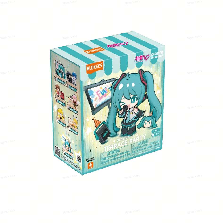 HATSUNE MIKU TERRACE PARTY DAA VIBE MODEL KIT BLID BOX SET (6) - bild 2