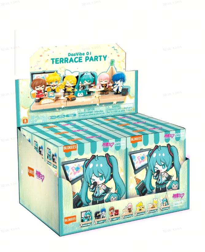 HATSUNE MIKU TERRACE PARTY DAA VIBE MODEL KIT BLID BOX SET (6) - bild 1