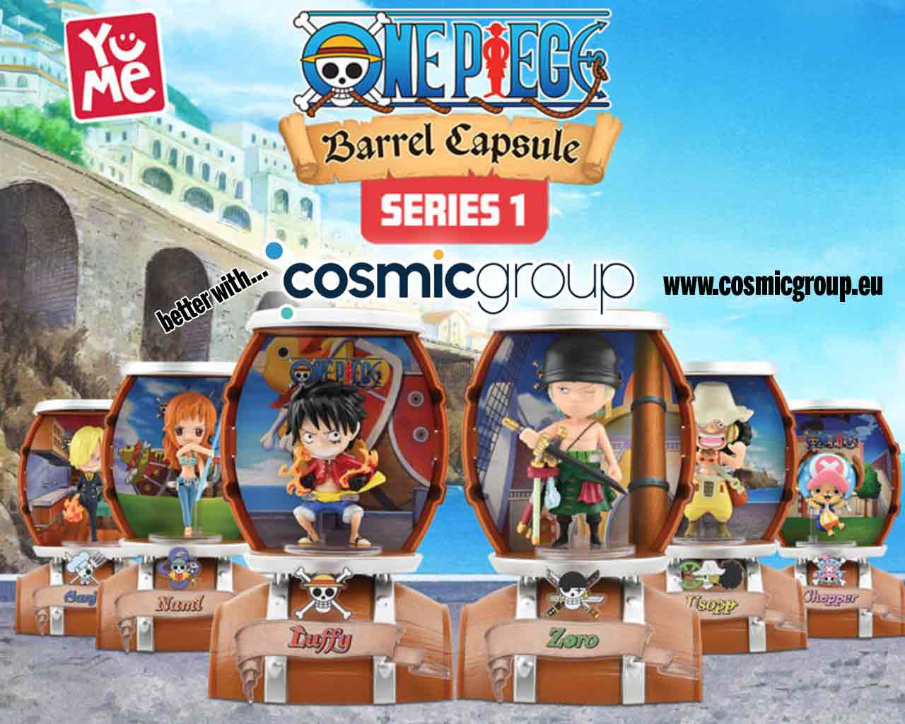 One Piece - Fat Kapselkollektion - 6 Enheter Utställning