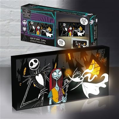 Mareritt före jul Halloween Nattlampa Canvas