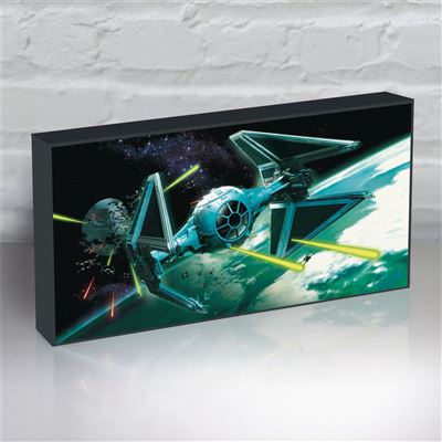 Star Wars Tie Interceptor Ljus Canvas