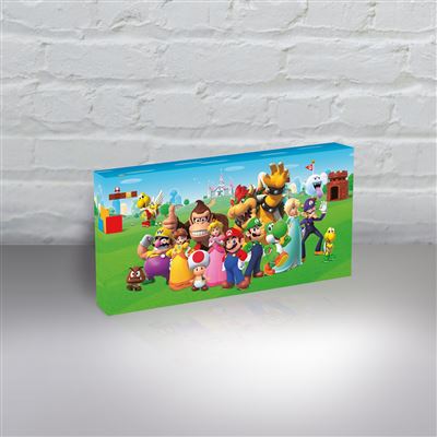Super Mario Grupp Ljus Canvas