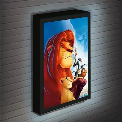 Lejonkungen Ljusupplysande Canvas