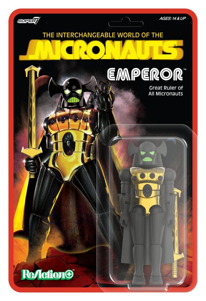 Micronauts Våg 03 Kejsare Reaction+ Figur