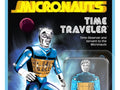 Micronauts Vågen 03 Tidsresenär Blå Genomskinlig Reaction+ Figur