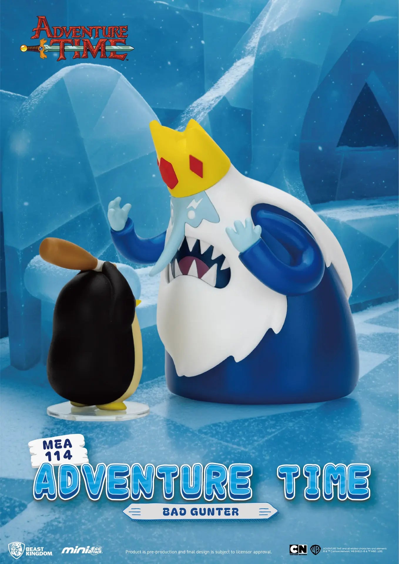 Adventure Time Mini Egg Attack Blind Box Set Display (6)