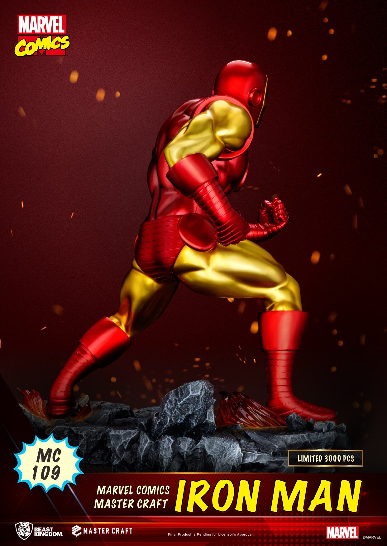 Marvel Comics Iron Man Master Craft Figur
