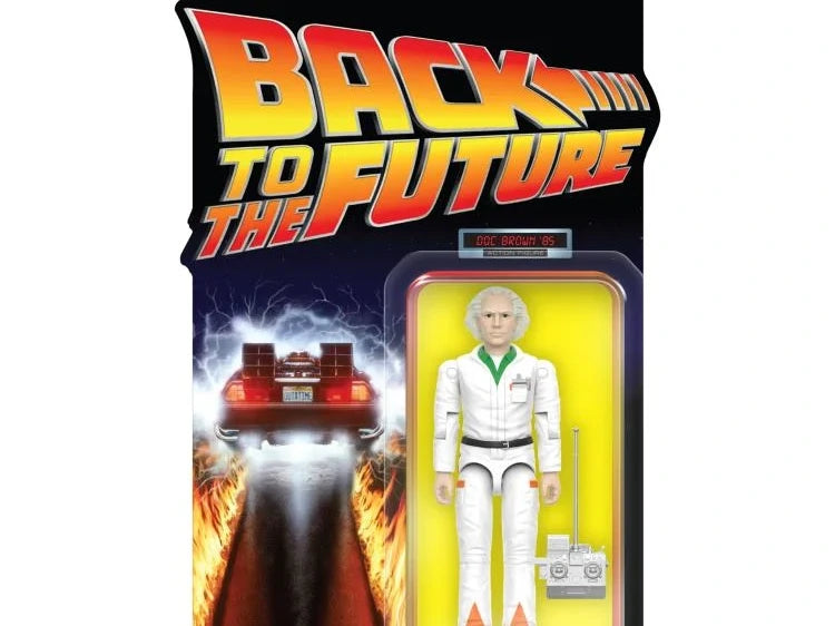 Tillbaka till framtiden Våg 1 Doc Brown '85 ReAction+ Figur