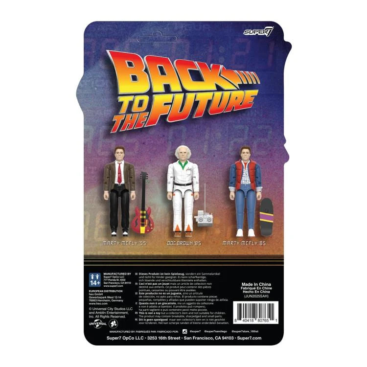 Tillbaka Till Framtiden Wave 1 Marty McFly '55 Reaction+ Figur
