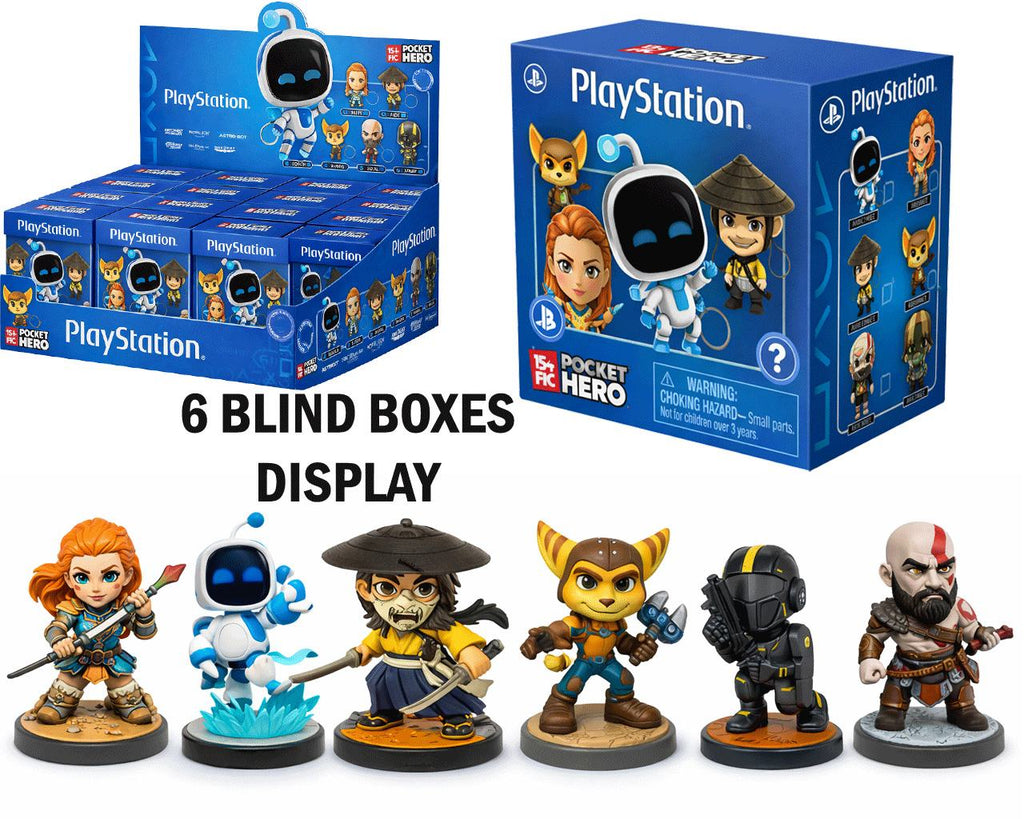 Sony Playstation - All Stars Hero - Blind Box Counter Display (6)
