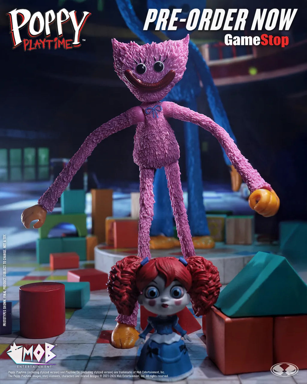 Poppy Playtime 7-tums Action Figur Assortment (6)