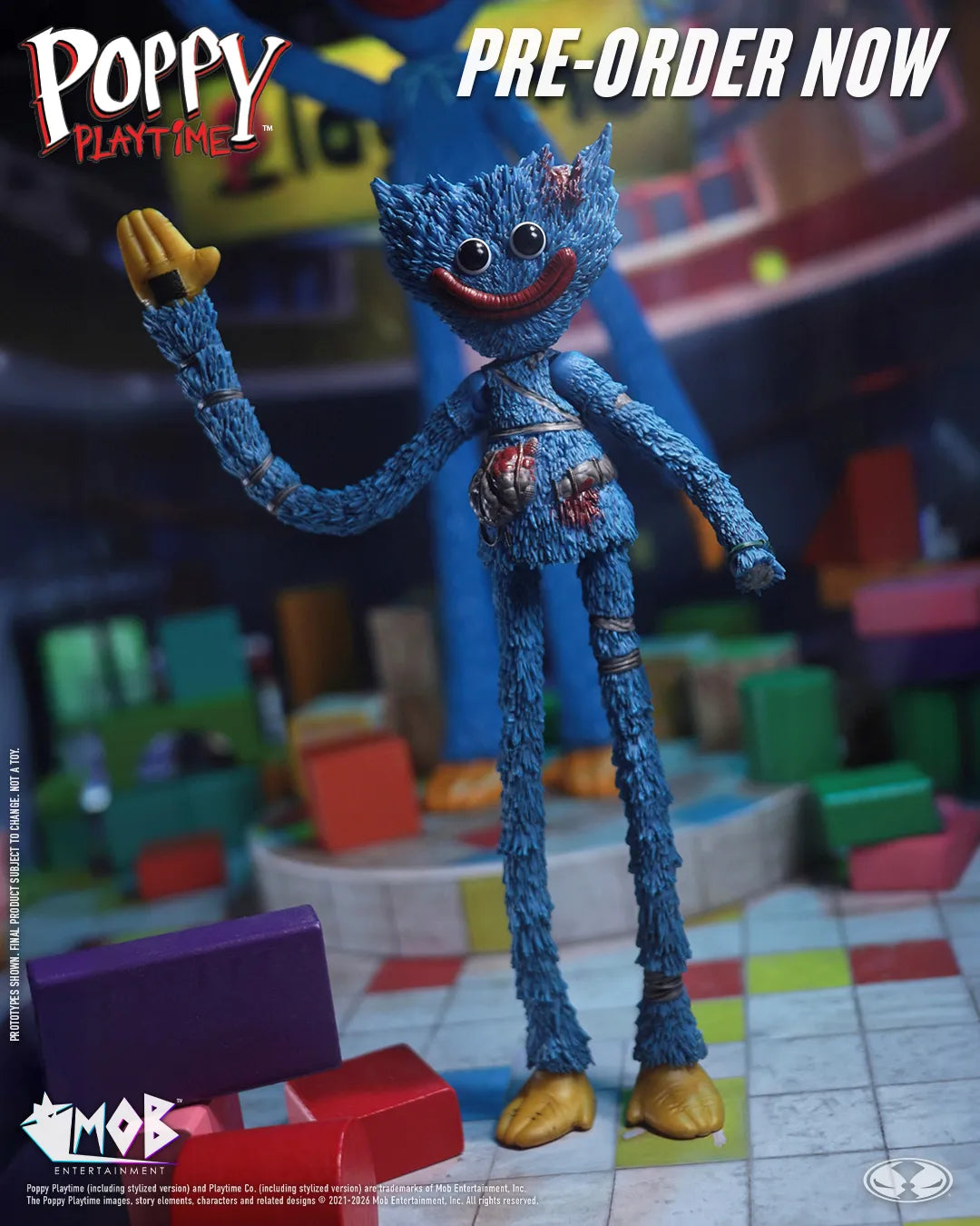 Poppy Playtime 7-tums Action Figur Assortment (6)