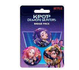 K-pop Demon Hunters Huntrix Badgeset