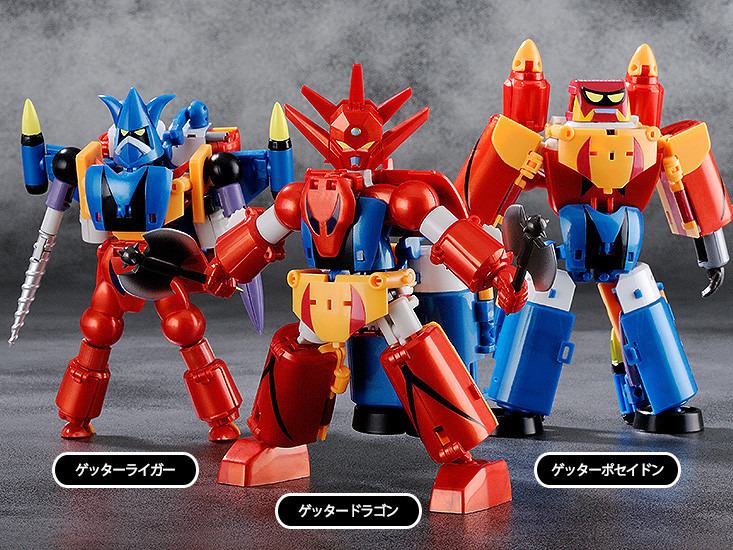 Getter Robo G Dynamisk Förändring Mini Figur Set
