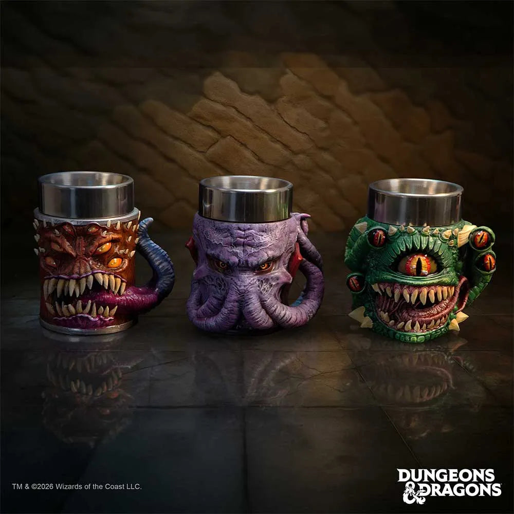 Dungeons & Dragons Mini Monster Tiny Tankards (set av 3)