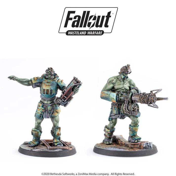 Fallout Wasteland Warfare Super Mutants Overlord Och Fist