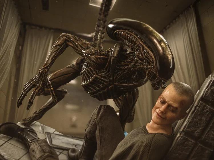 Alien 3 Ellen Ripley and Dog Alien 1/10 Figure