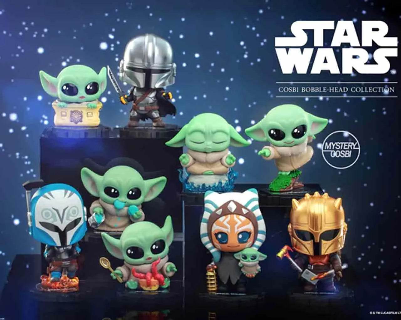 Star Wars - Serie 3 Cosbi Samling - Blind Box - Display (8)
