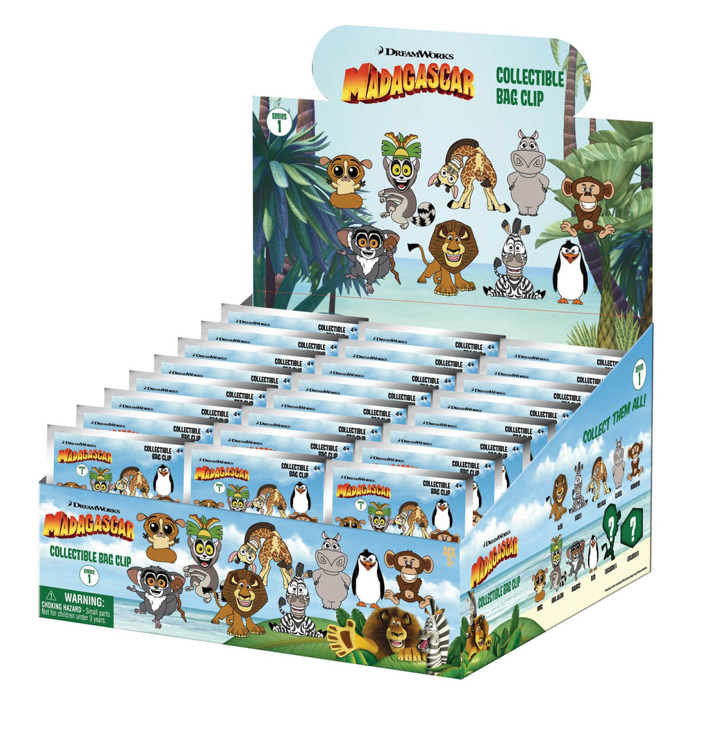 Madagaskar Påseklämma Blind Box Display (24)