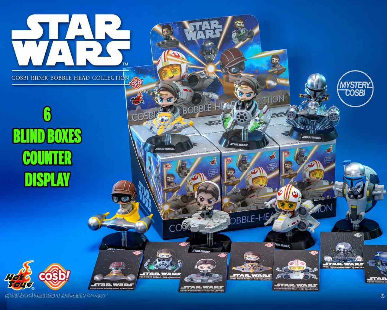 Star Wars - Cosbi Rider Collection Series 2 - Blind Box - Display (6)