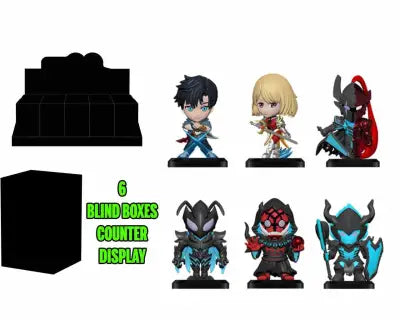 Solo Leveling – Shadow Rising – Hero Box Blind – Display (6) Collectible Figures