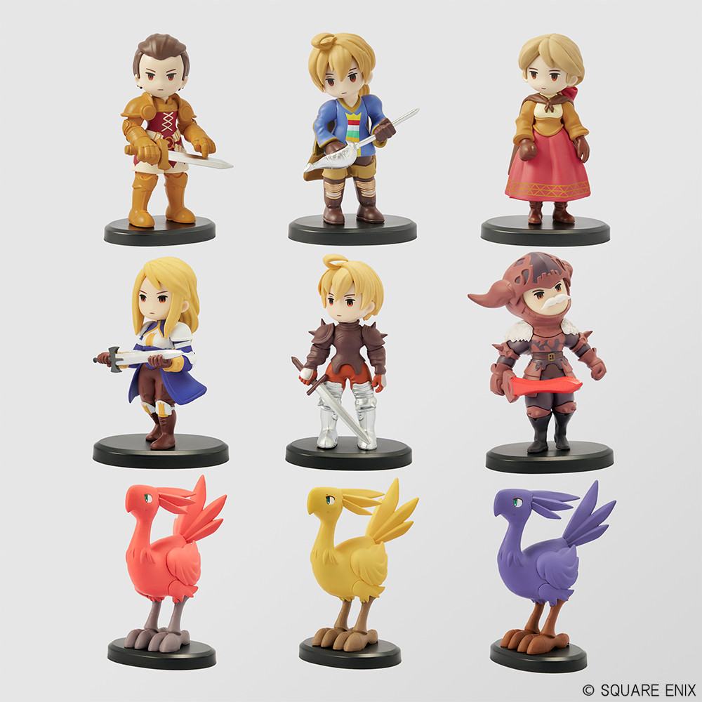 Final Fantasy Tactics minifigur Vol. 1 display (9)