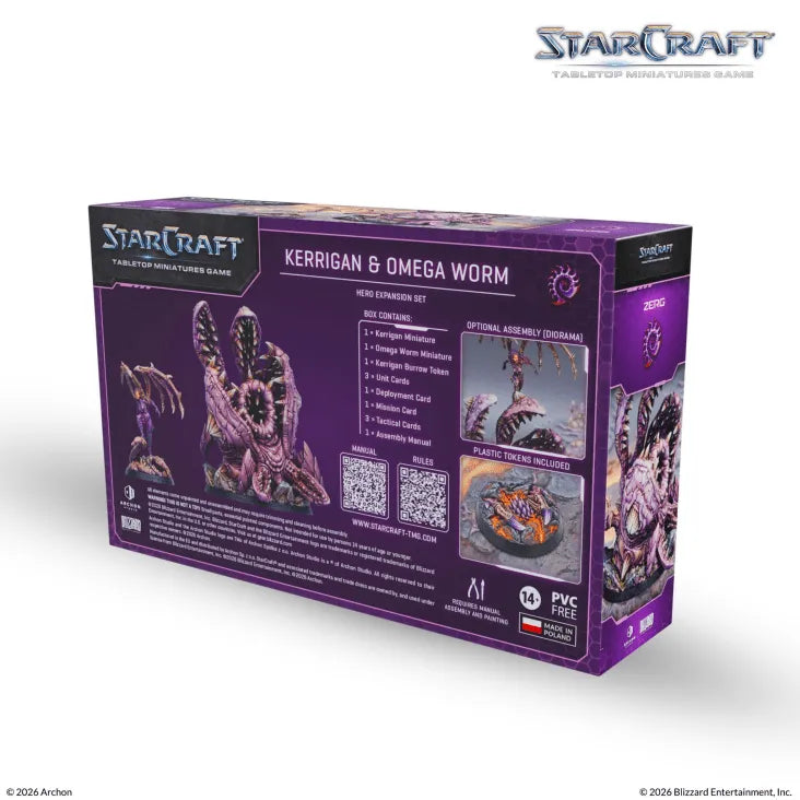 Starcraft Kerrigan & Omega Worm-låda