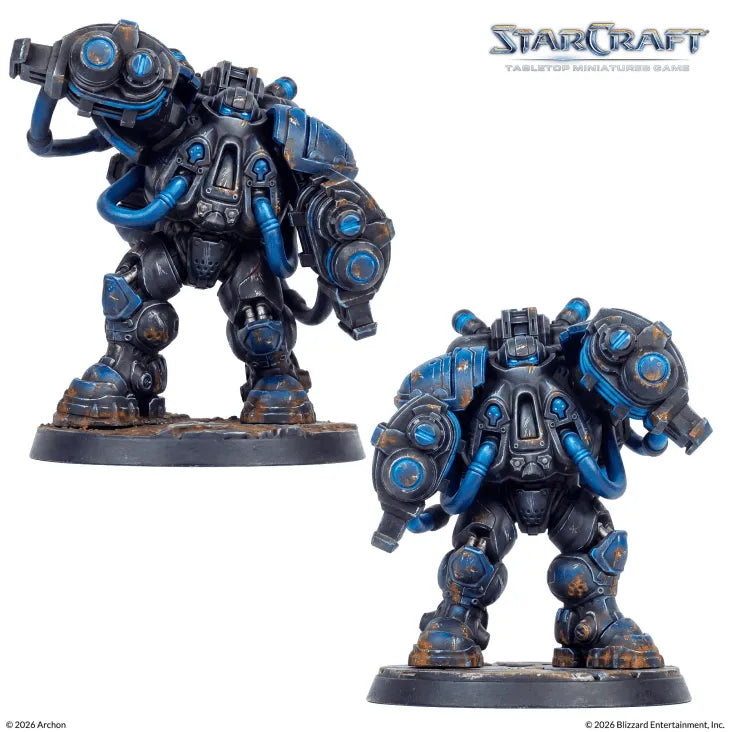Starcraft Marauder Box – Samlarset med 4 omålade Marauder-miniatyrer, baser och spelkort