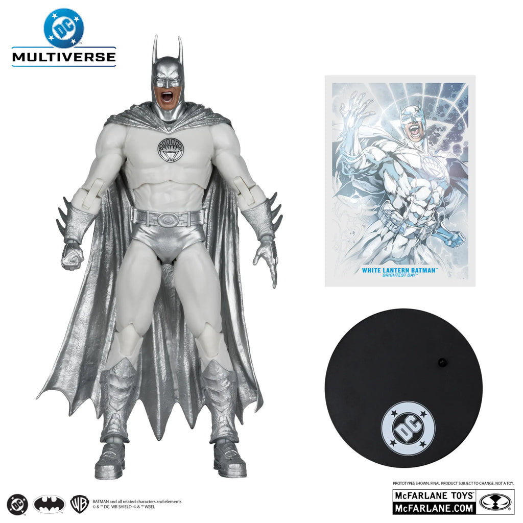 Dc Batman 7-tums White Lantern Batman Brightest Day Actionfigur