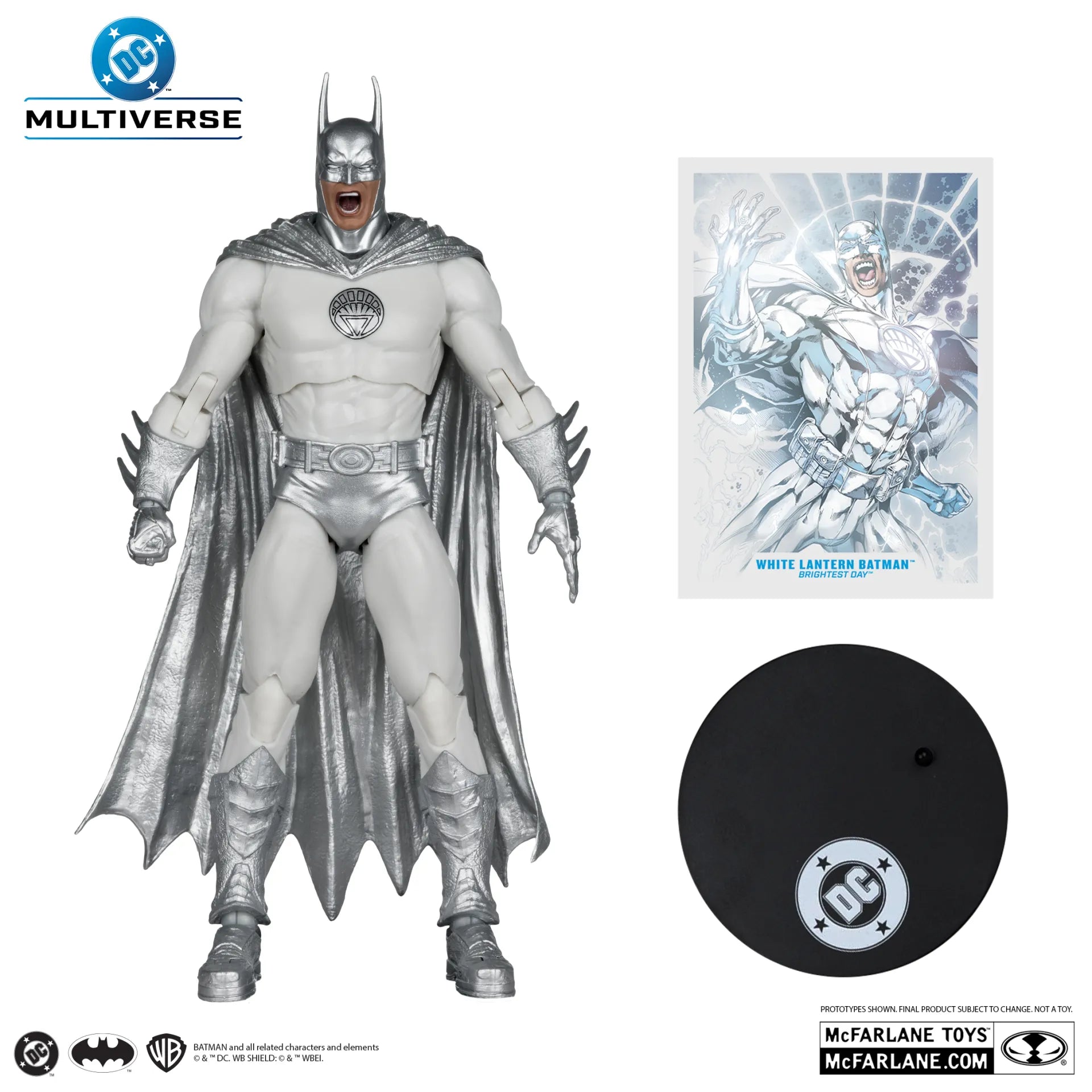 Dc Batman 7-tums White Lantern Batman Brightest Day Actionfigur