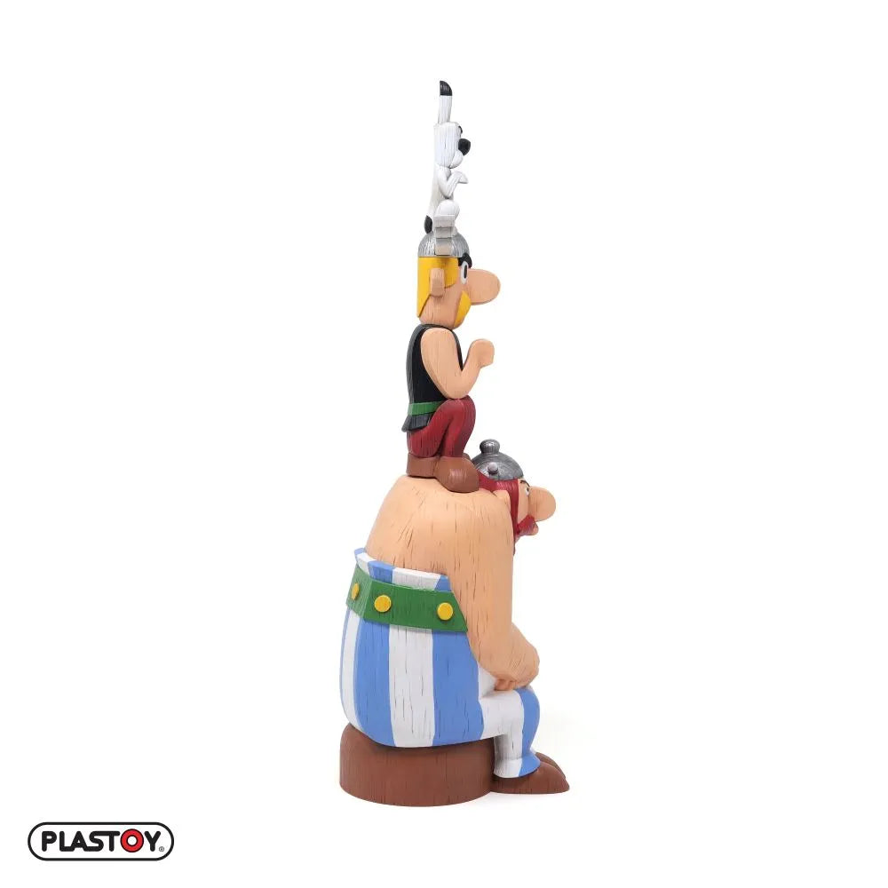 Asterix Obelix Dogmatix Totem - Collectible figure from Plastoy based on René Goscinny and Albert Uderzo's famous comics