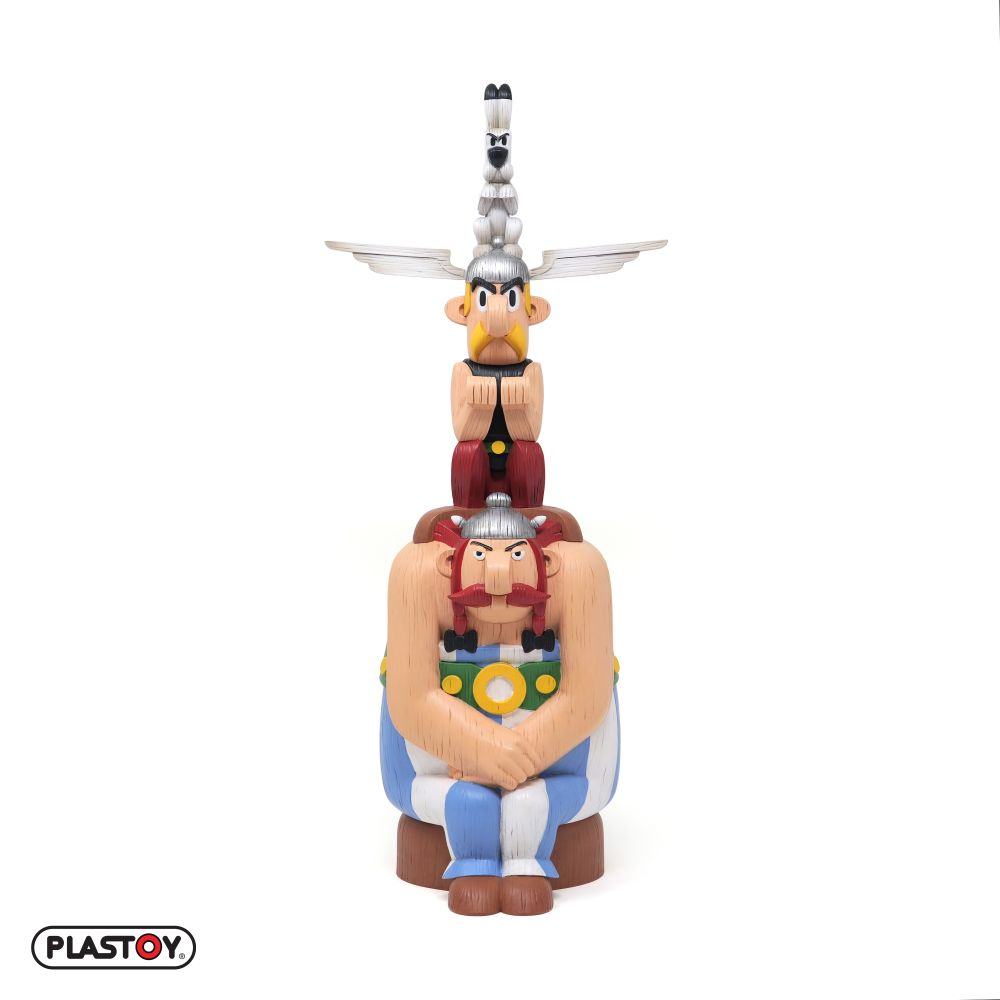 Asterix Obelix Dogmatix Totem - Collectible figure from Plastoy based on René Goscinny and Albert Uderzo's famous comics