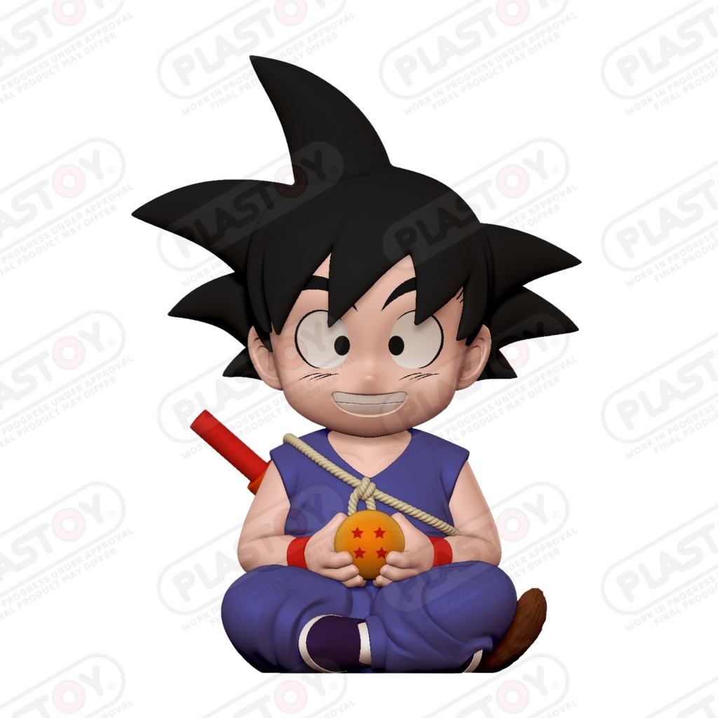Dragon Ball Kid Goku Blå Sparbössa
