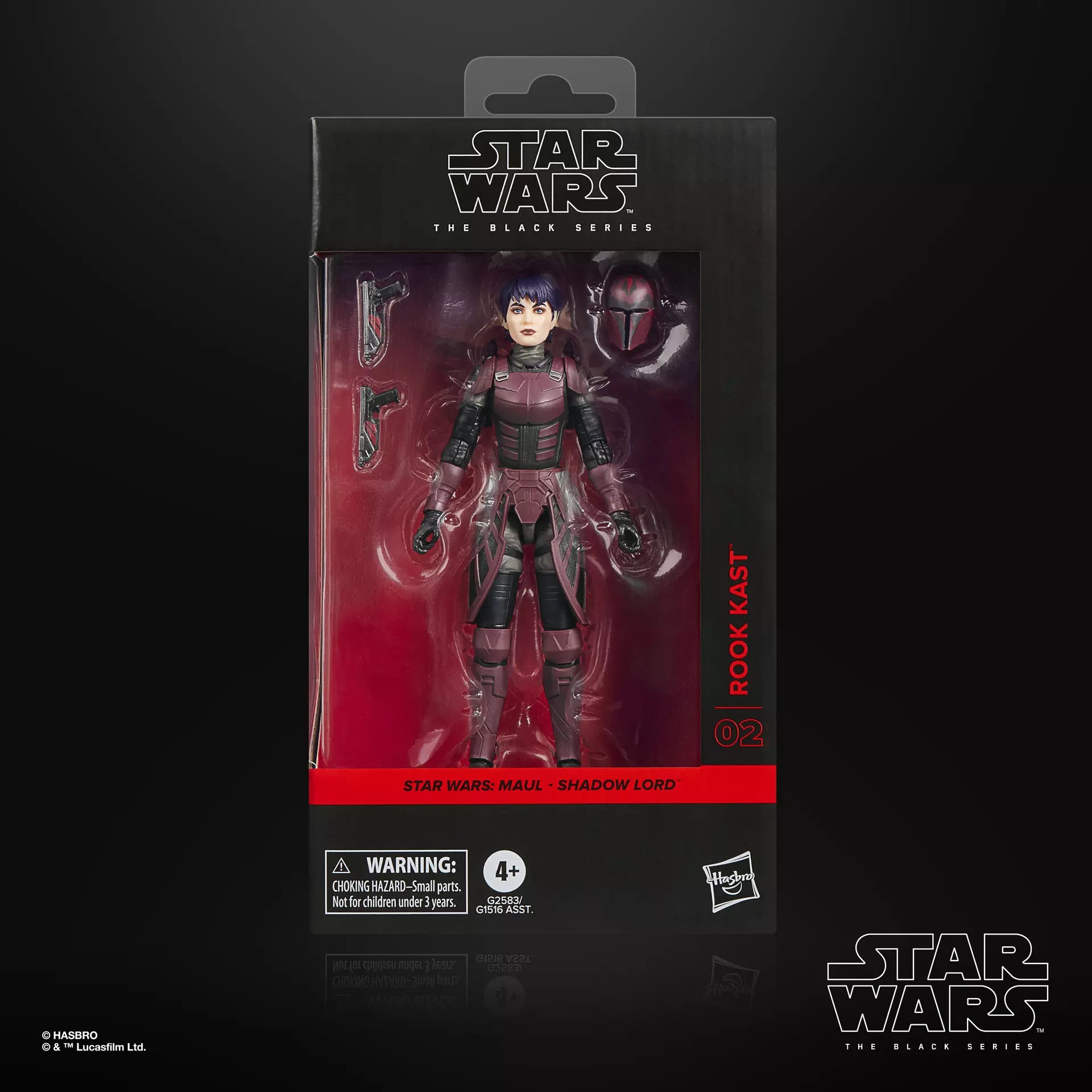 Star Wars Svarta Serien Maul Shadow Lord Rook Kast Actionfigur