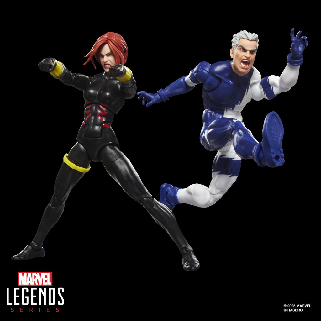 Marvel Legends Avengers Svarta Änkan och Quicksilver Actionfigur