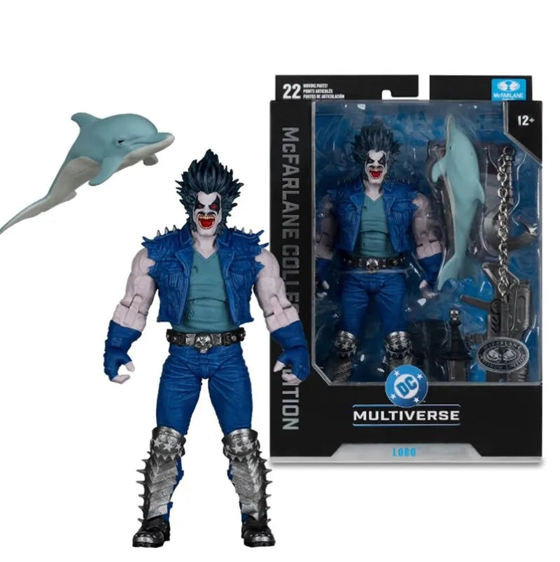 DC McFarlane Samlarutgåva Våg 14 7-tums Lobo -jakt - Actionfigur