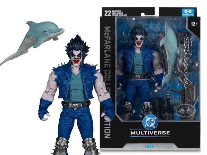 DC McFarlane Samlarutgåva Våg 14 7-tums Lobo -jakt - Actionfigur