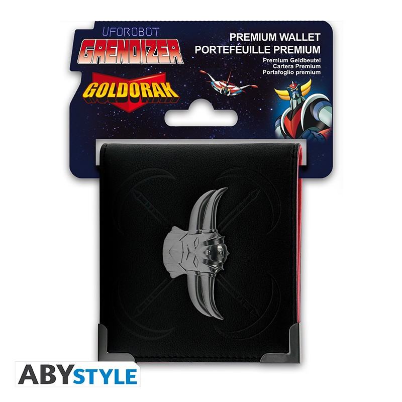 Ufo Robot Grendizer Premium Plånbok med Metallinredning och Japanskt Logo