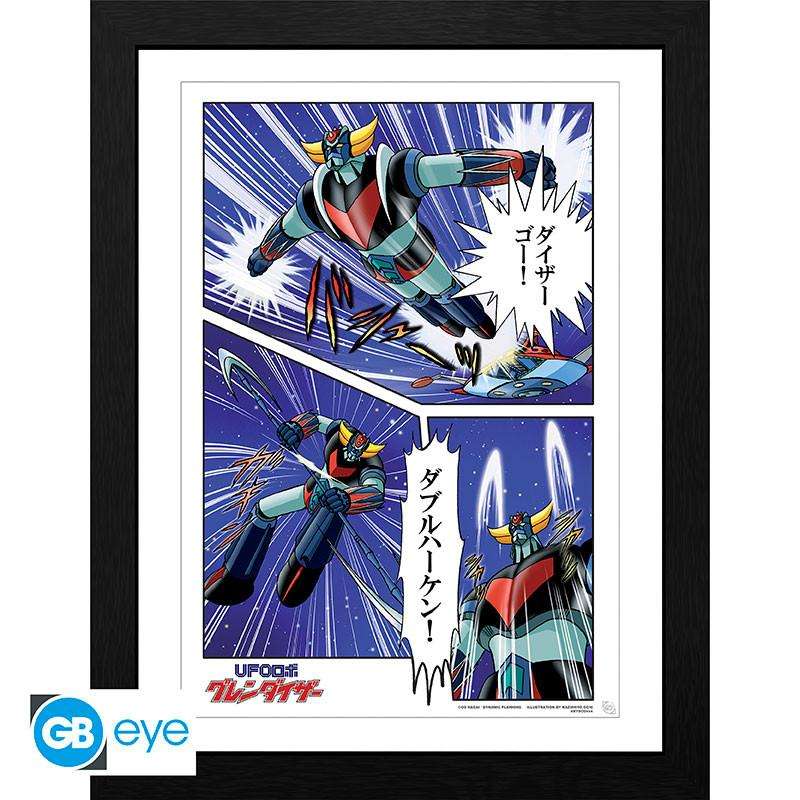 UFO ROBOT GRENDIZER FRAMED PRINT - bild 1