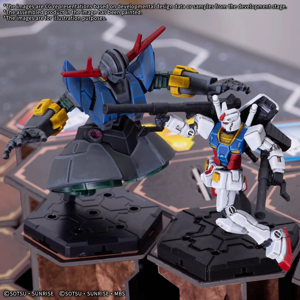 Gundam Montera Deluxe Set 01 – Miniatyrstridsspel med 50 mm Gunpla-figurer