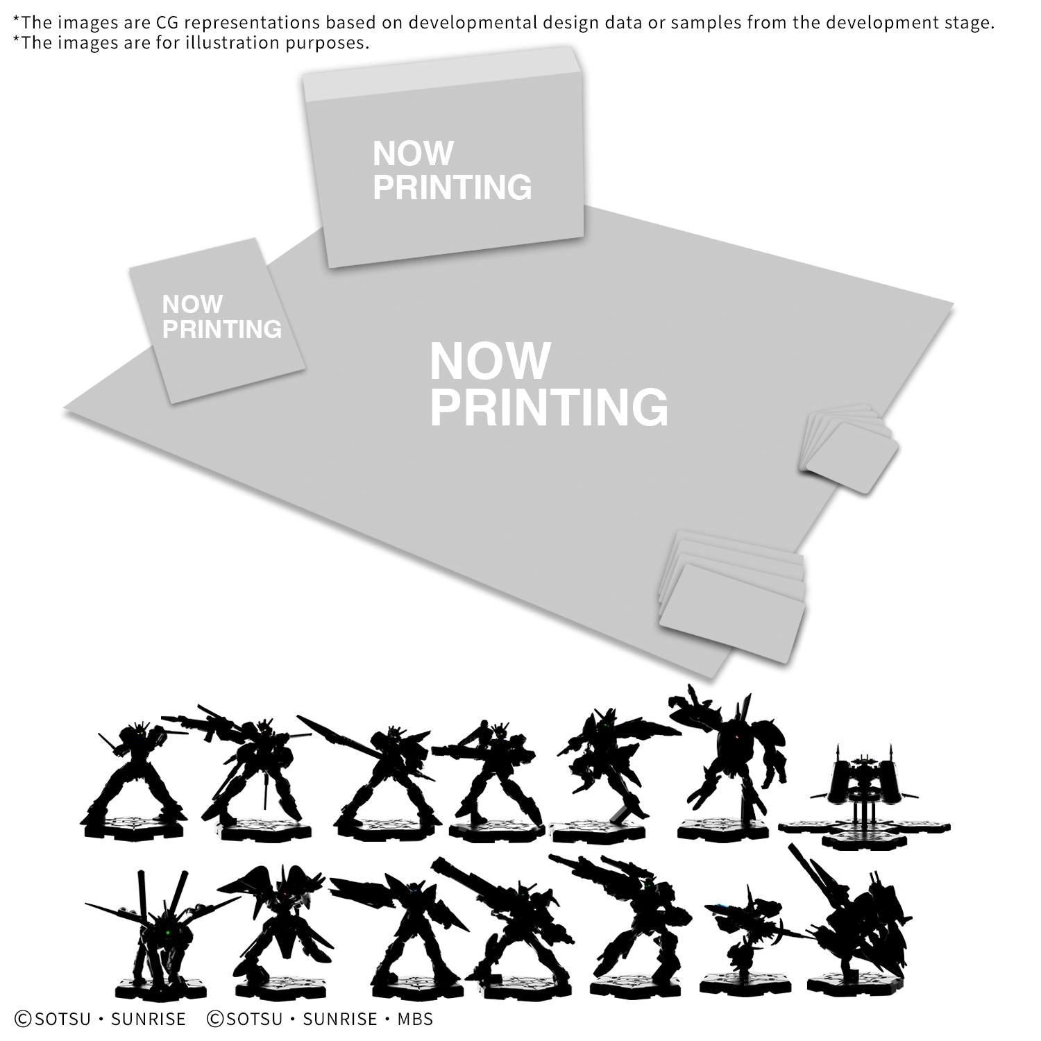 Gundam Montera Deluxe Set 02 - Miniatyrstridsspel med ca 50mm Gunpla För Dynamiska Bordsspel