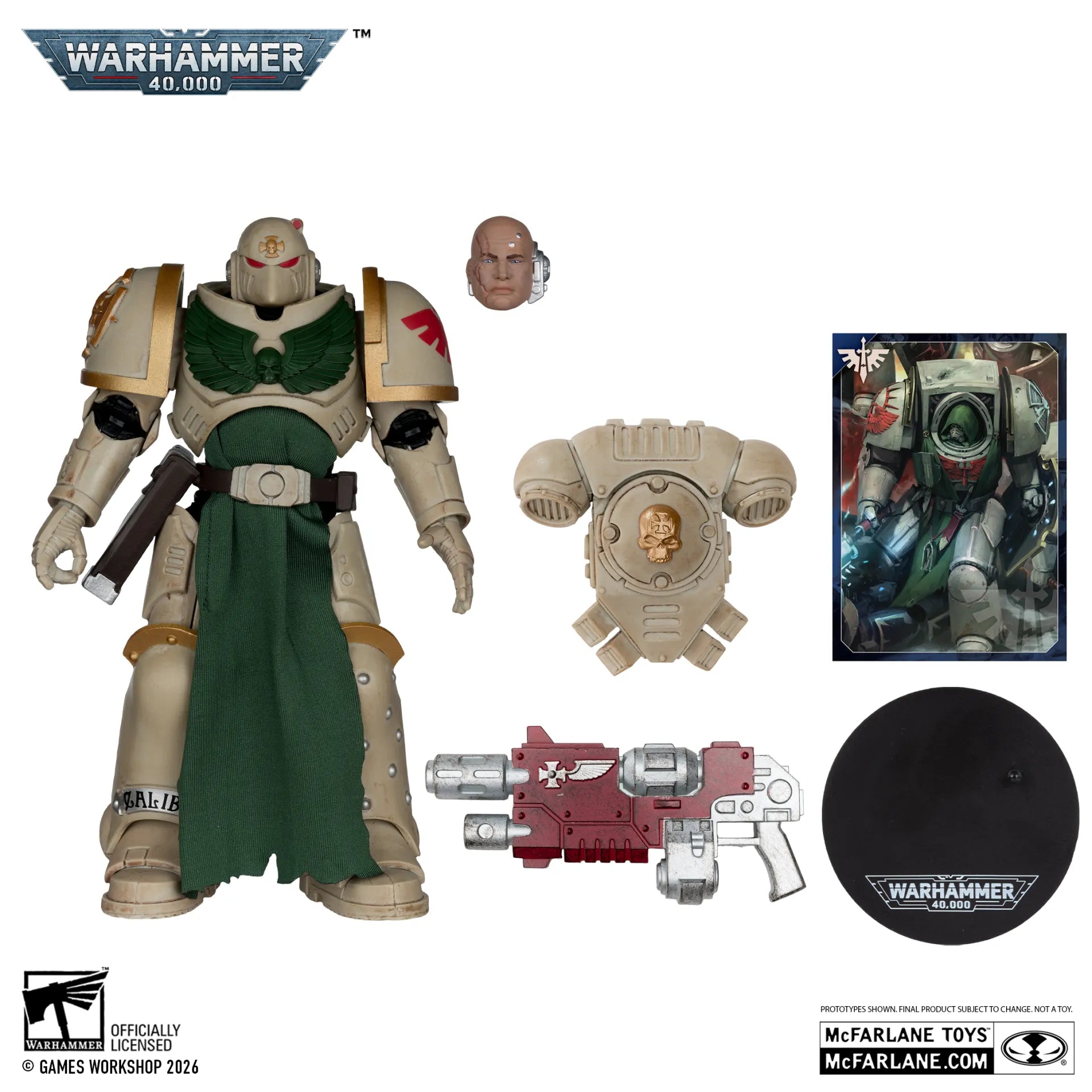 Warhammer 40000 7-tums WV12 Sternguard Veteran Rymdmarins Actionfigur