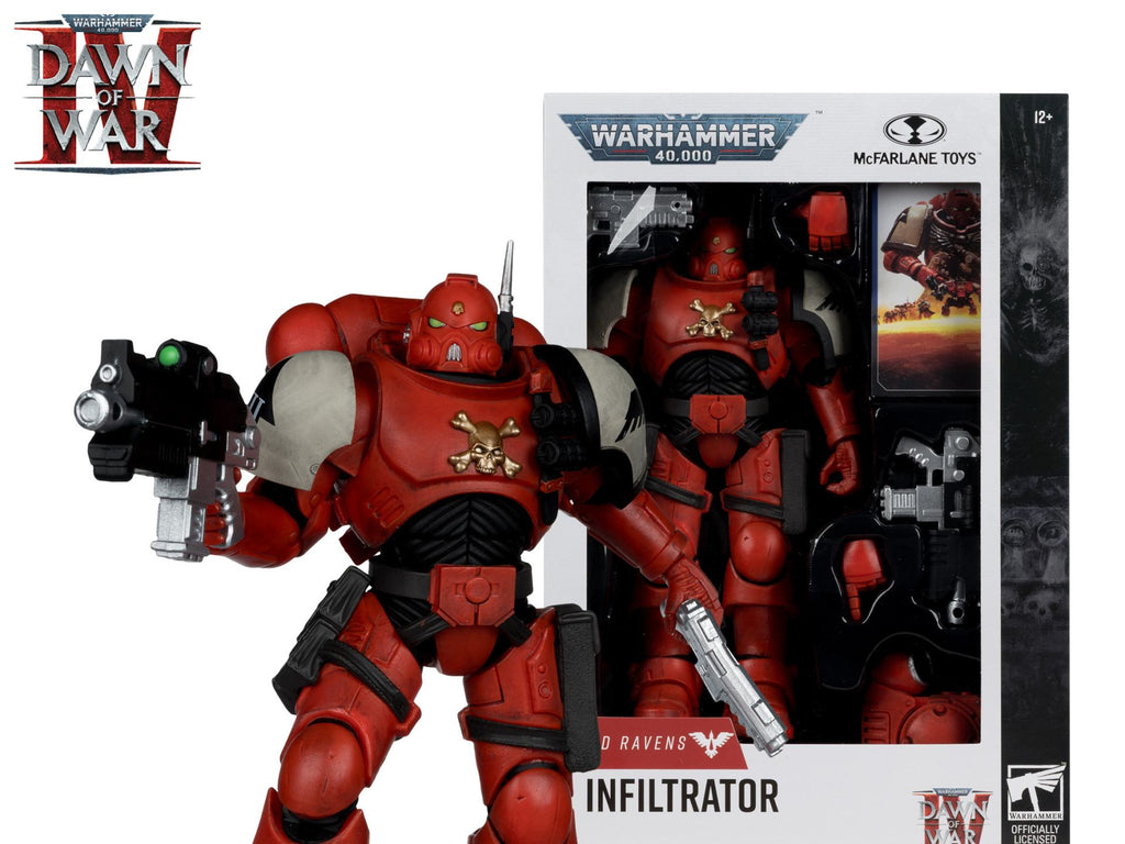 Warhammer 40000 7-tum Wv12 Blood Ravens Sergeant Infiltrator (Dawn of War 4) Actionfigur