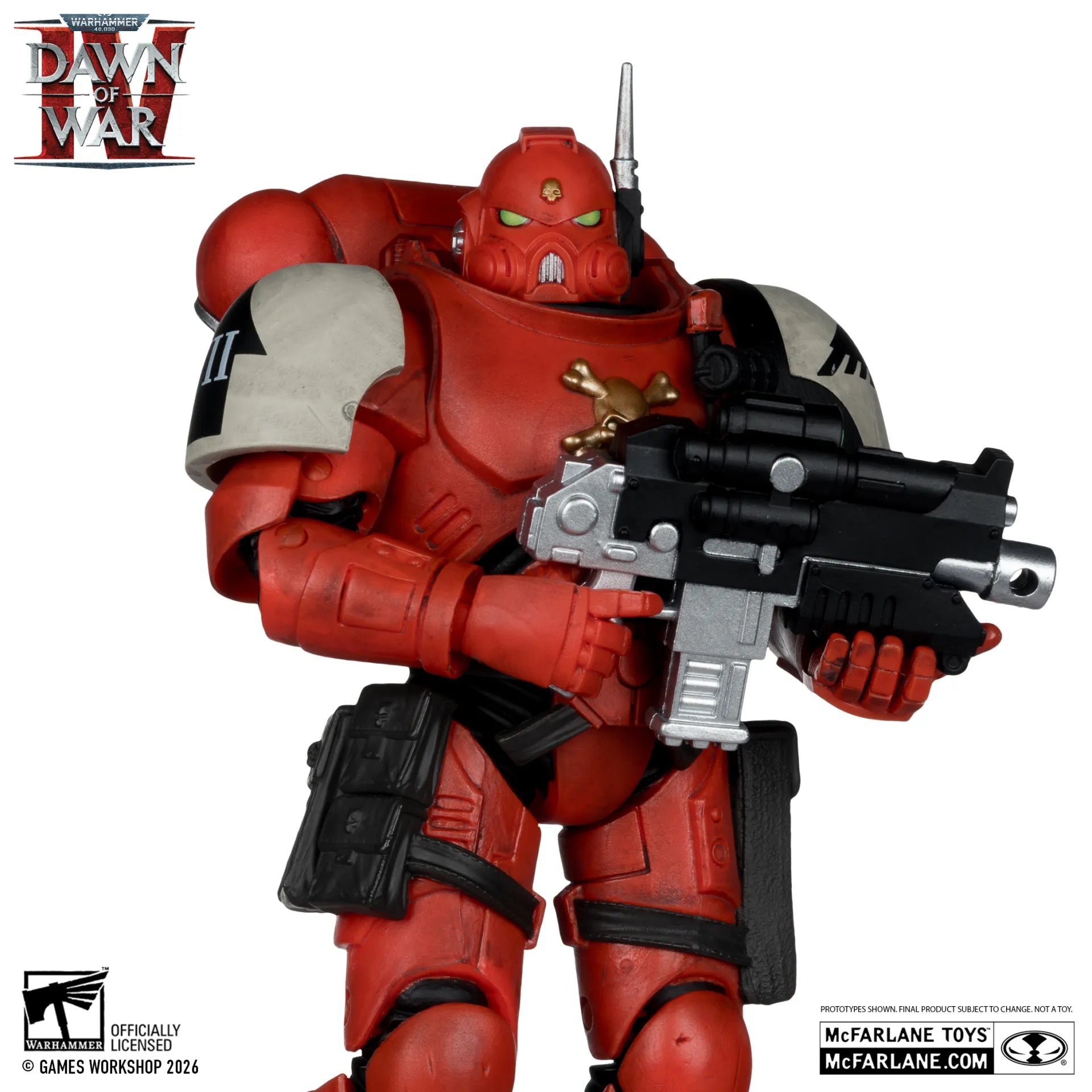 Warhammer 40000 7-tum Wv12 Blood Ravens Sergeant Infiltrator (Dawn of War 4) Actionfigur