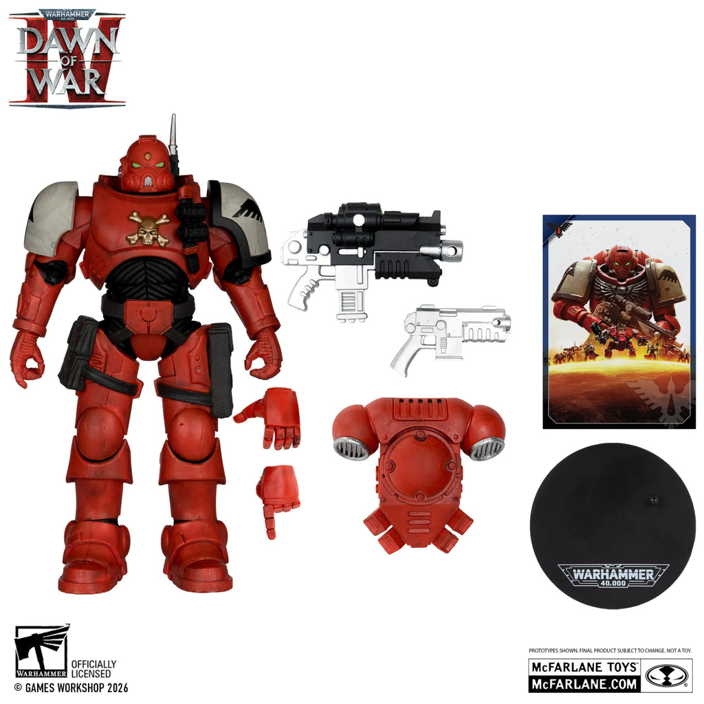Warhammer 40000 7-tum Wv12 Blood Ravens Sergeant Infiltrator (Dawn of War 4) Actionfigur