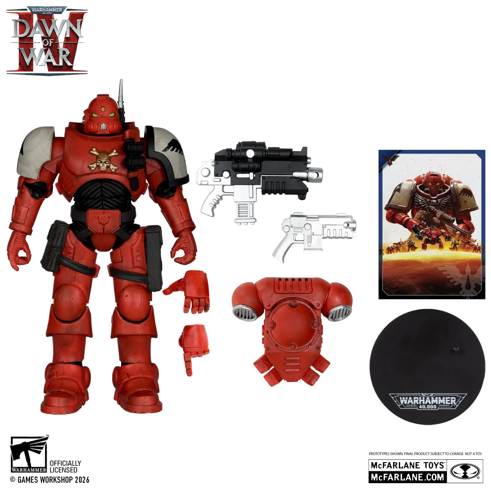 Warhammer 40000 7-tum Wv12 Blood Ravens Sergeant Infiltrator (Dawn of War 4) Actionfigur