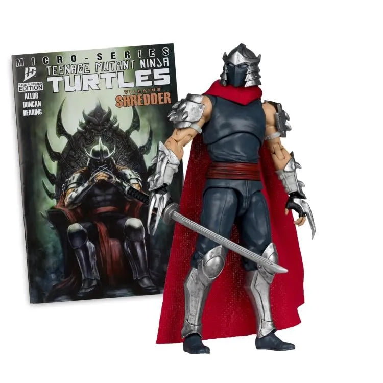 Teenage Mutant Ninja Turtles 5-tums Figur med Seriebok Wv1 Shredder