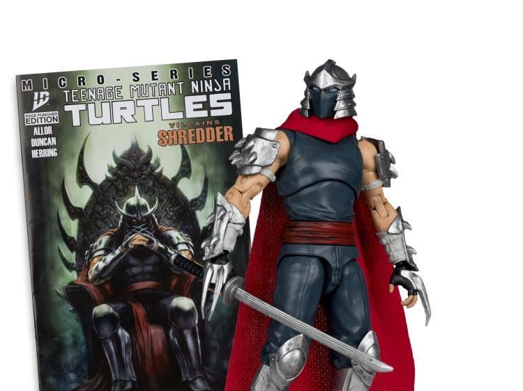 Teenage Mutant Ninja Turtles 5-tums Figur med Seriebok Wv1 Shredder