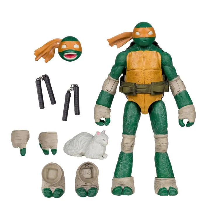 Teenage Mutant Ninja Turtles 5-tums figur med serietidning WV2 Michelangelo